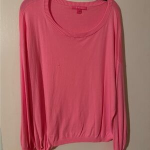 Lilly Pulitzer Pink Crew Neck Sweater